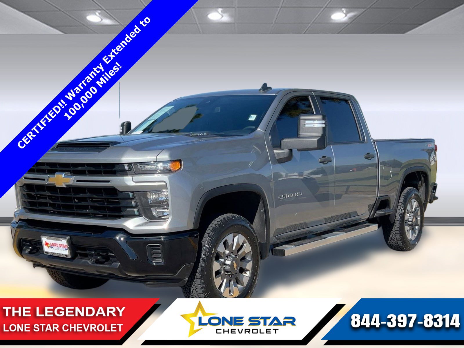 Certified 2025 Chevrolet Silverado 2500 Custom w/ Custom Convenience Package