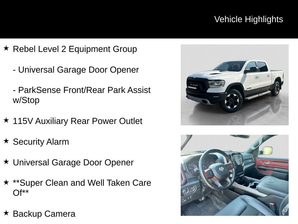 Used 2022 RAM 1500 Rebel w/ Rebel Level 2 Equipment Group AWD/4WD image 31