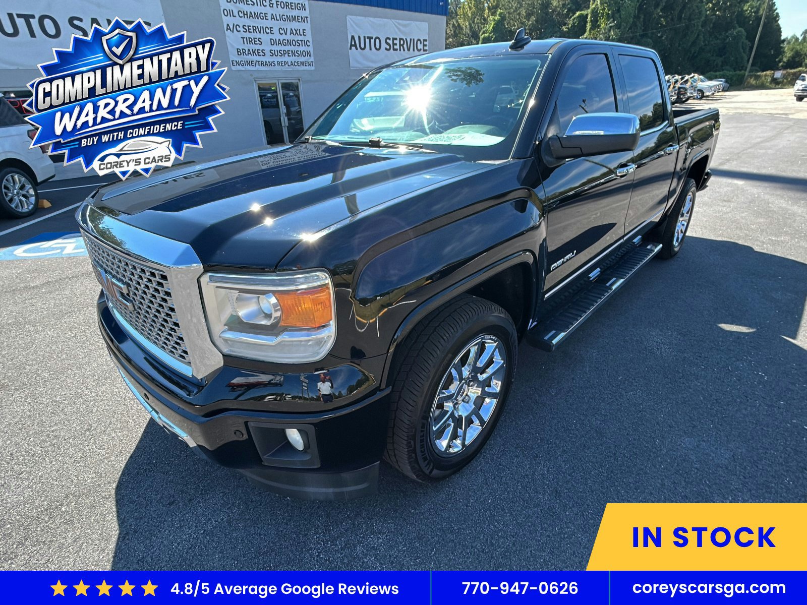 Used 2015 GMC Sierra 1500 Denali w/ Driver Alert Package RWD image 1