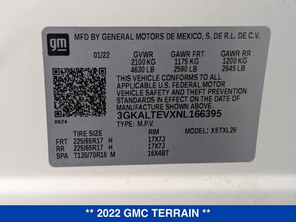 Certified 2022 GMC Terrain SLE w/ Driver Convenience Package image 41