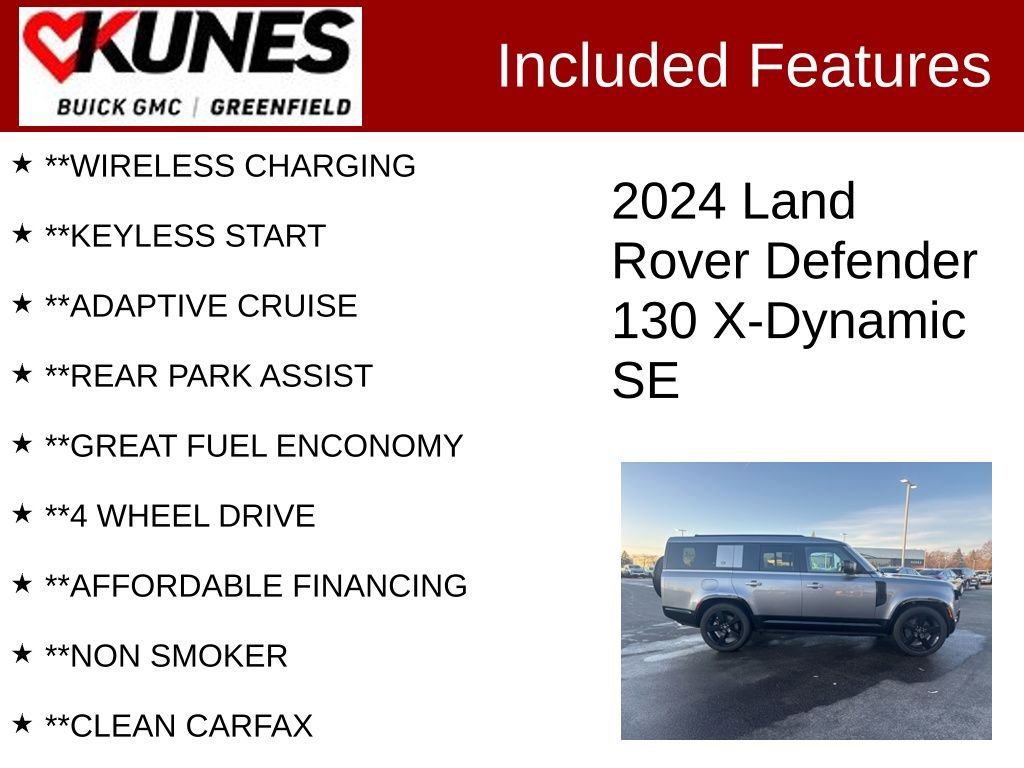 Used 2024 Land Rover Defender 130 X-Dynamic SE image 3