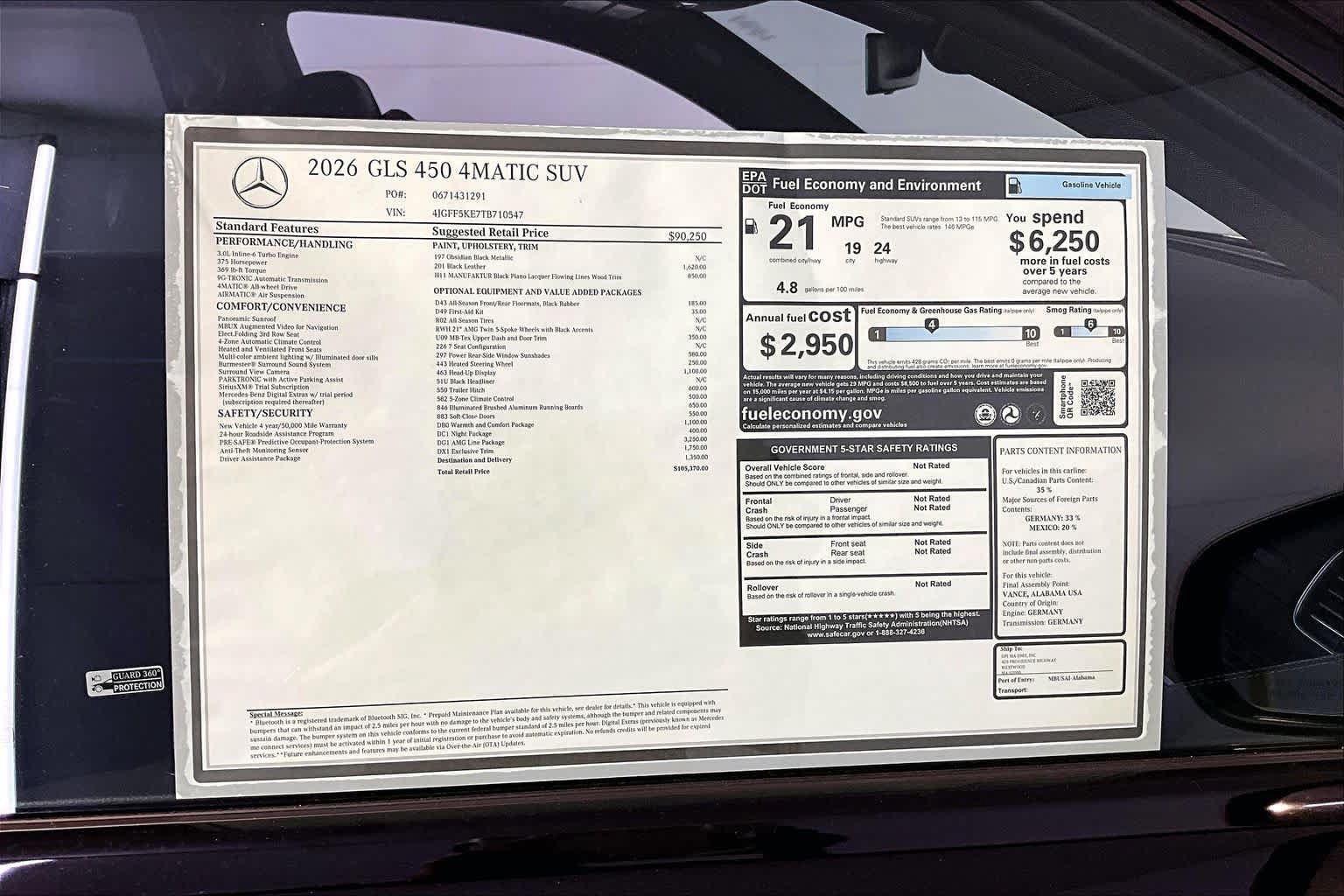 New 2026 Mercedes-Benz GLS 450 4MATIC image 18