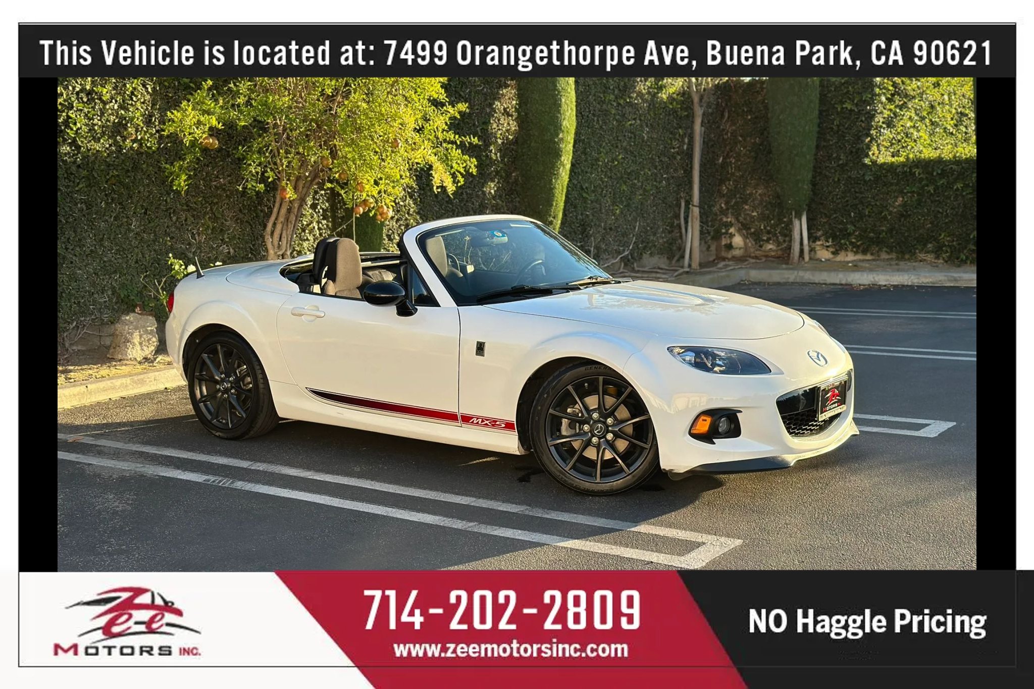 Used 2015 MAZDA MX-5 Miata Club RWD image 1