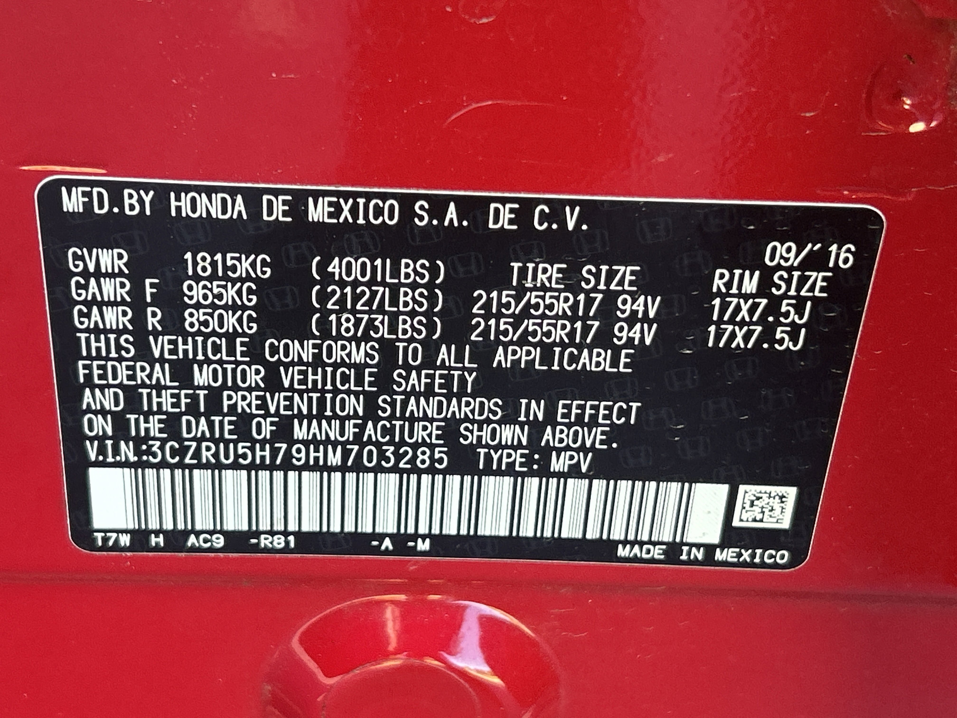 Used 2017 Honda HR-V EX-L image 36