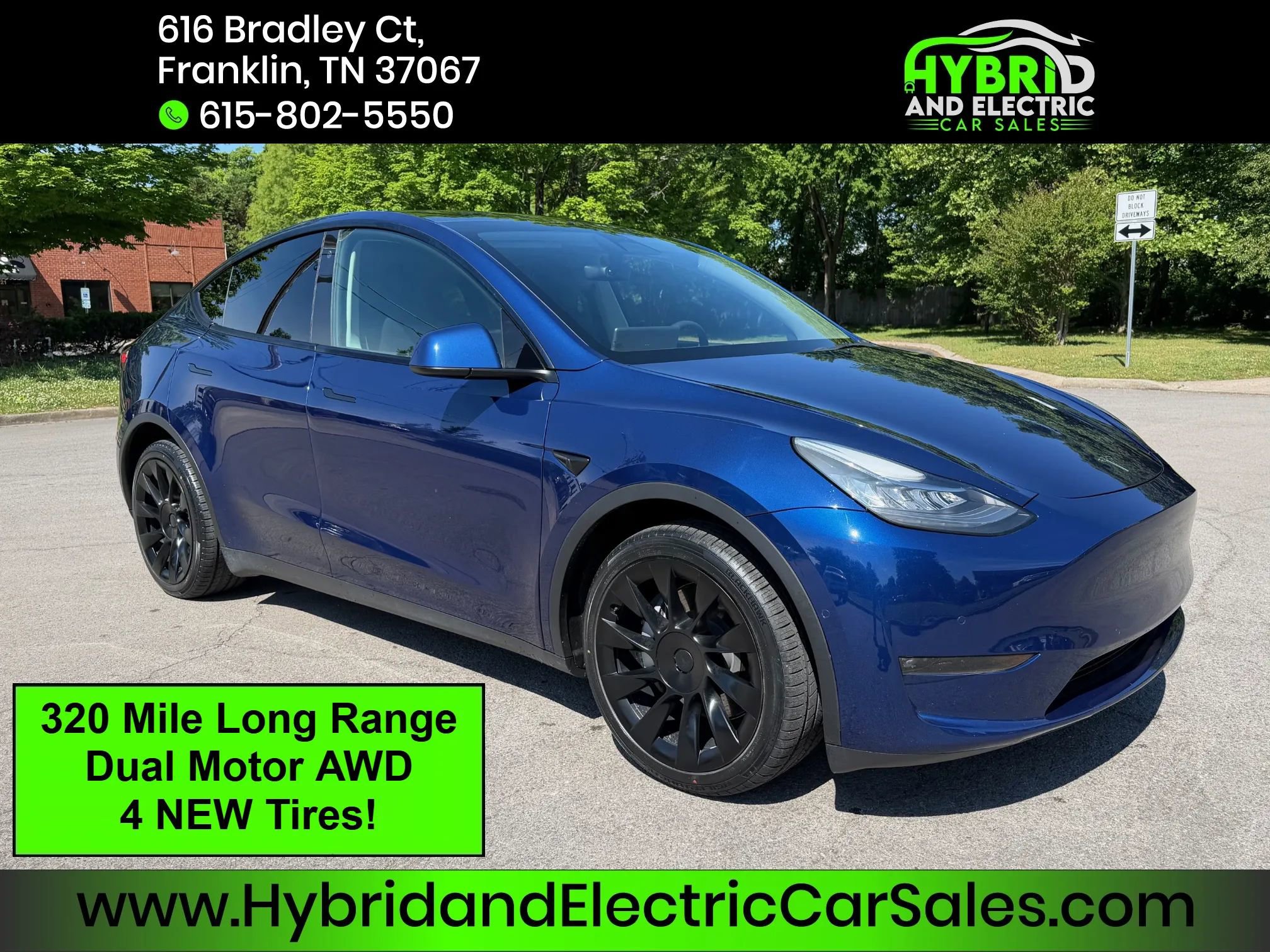 Used 2021 Tesla Model Y Long Range AWD/4WD image 1