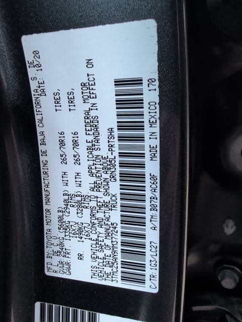 Used 2021 Toyota Tacoma TRD Off-Road w/ TRD Premium Off Road Package AWD/4WD image 28