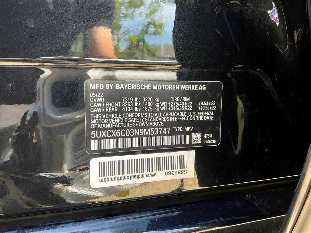 Used 2022 BMW X7 M50i w/ Dynamic Handling Package AWD/4WD image 19