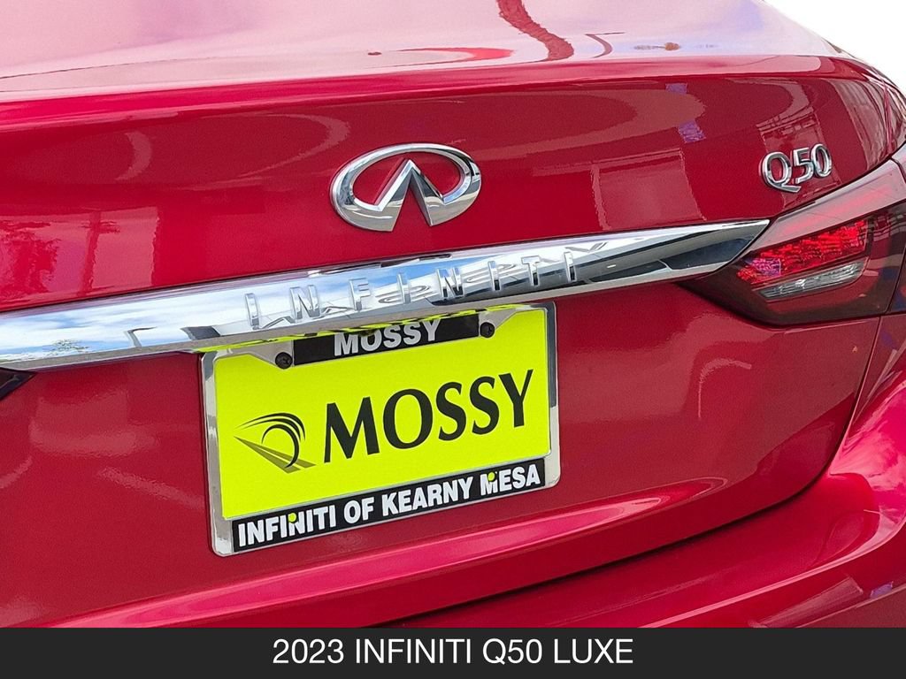 Used 2023 INFINITI Q50 Luxe w/ Cargo Package RWD image 26