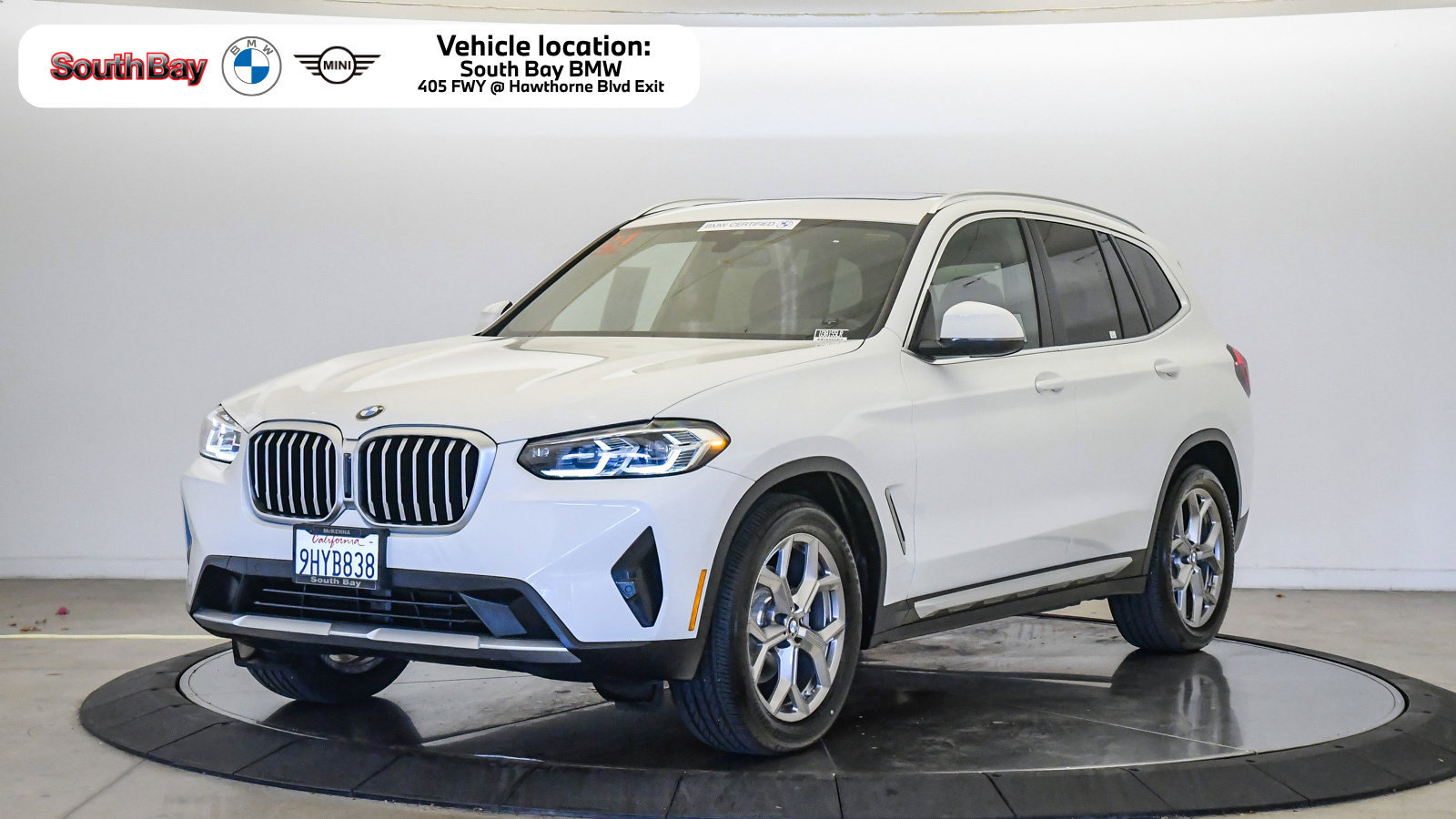 Certified 2024 BMW X3 sDrive30i w/ Premium Package