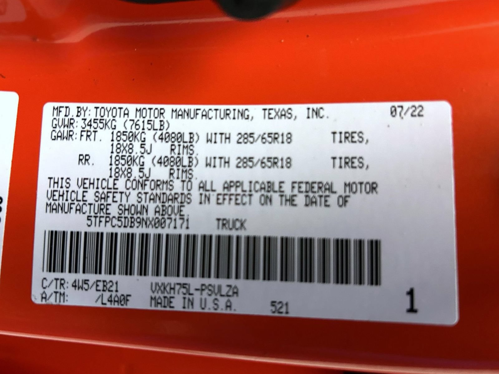 Used 2022 Toyota Tundra TRD Pro AWD/4WD image 25