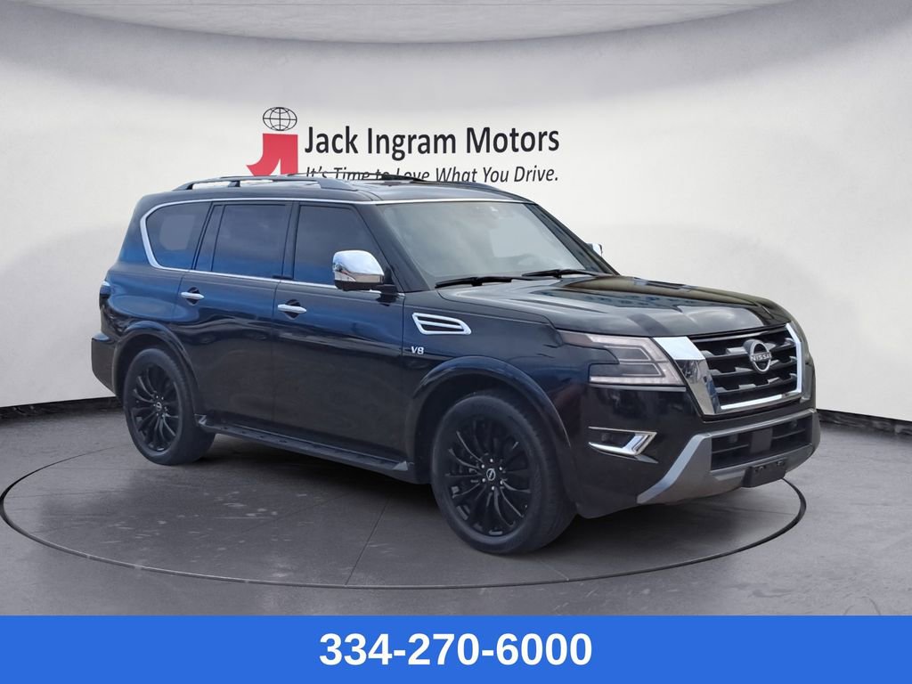 Used 2022 Nissan Armada Platinum w/ Captain's Chairs Package image 7
