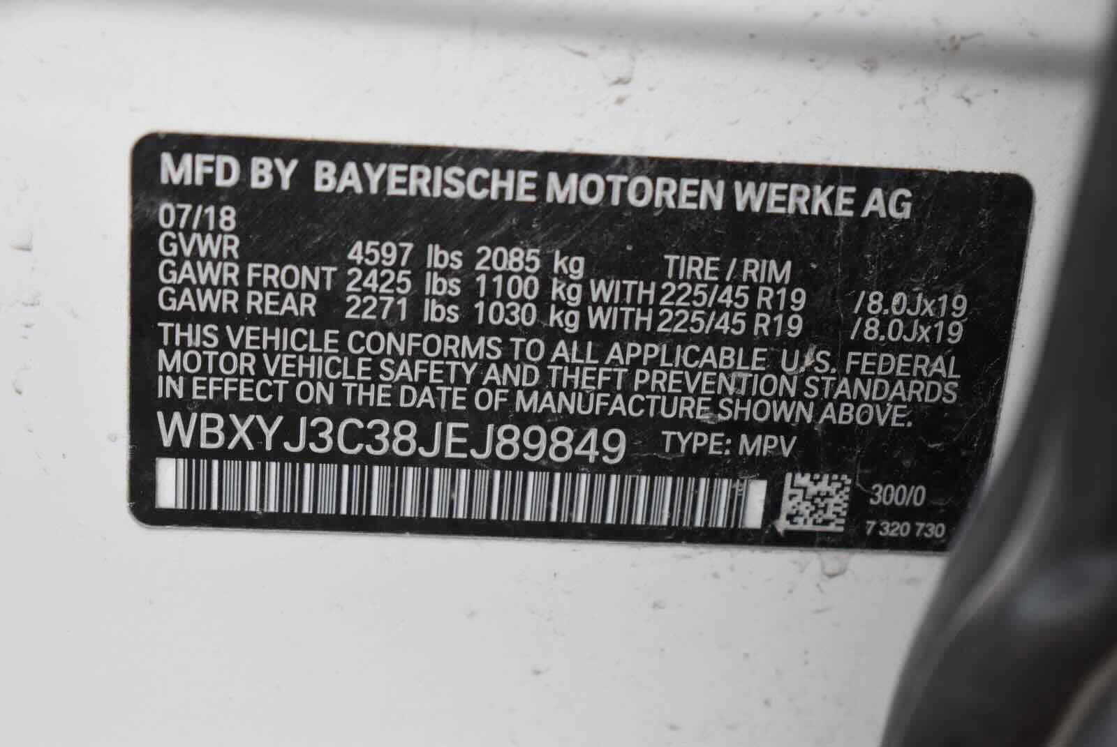 Used 2018 BMW X2 sDrive28i w/ M SportX Package FWD image 65