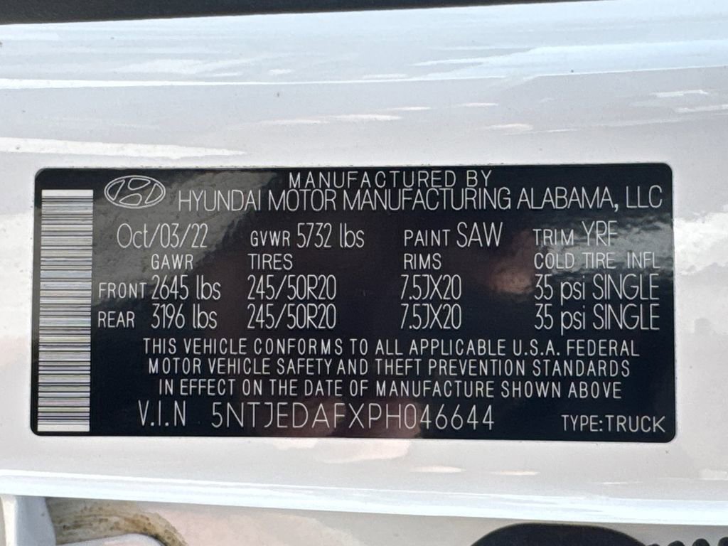 Used 2023 Hyundai Santa Cruz Limited image 33