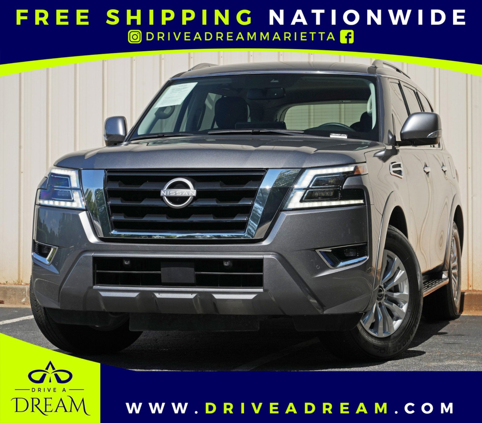 Used 2023 Nissan Armada SV w/ Cargo Package RWD image 1