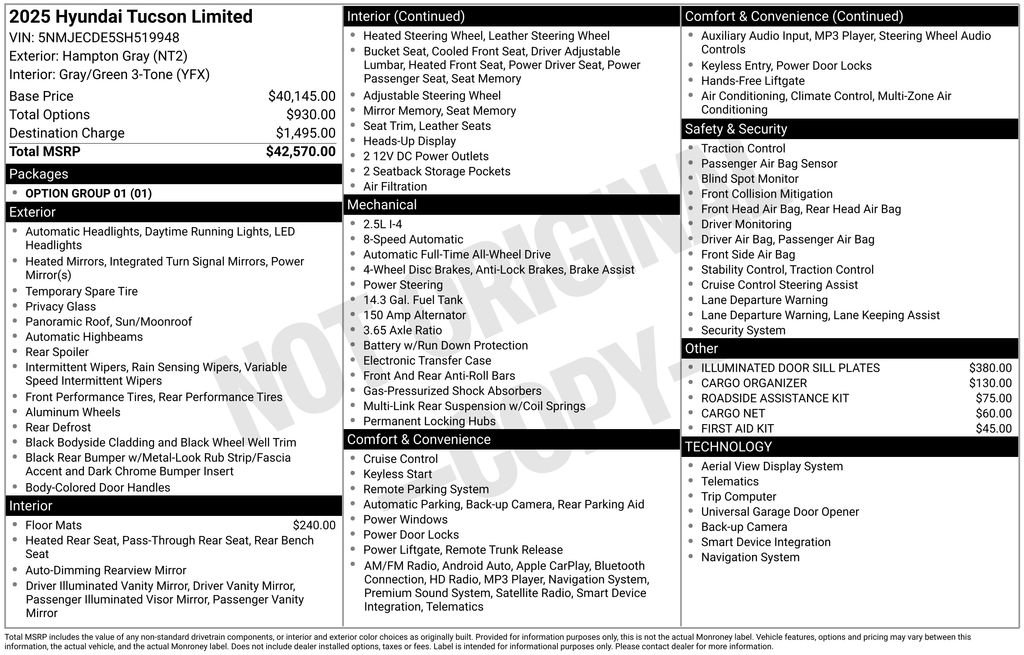 Used 2025 Hyundai Tucson Limited image 24