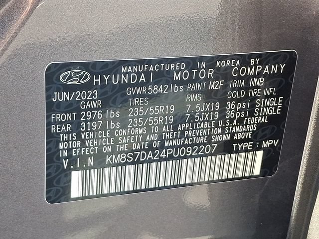 Certified 2023 Hyundai Santa Fe Limited AWD/4WD image 27