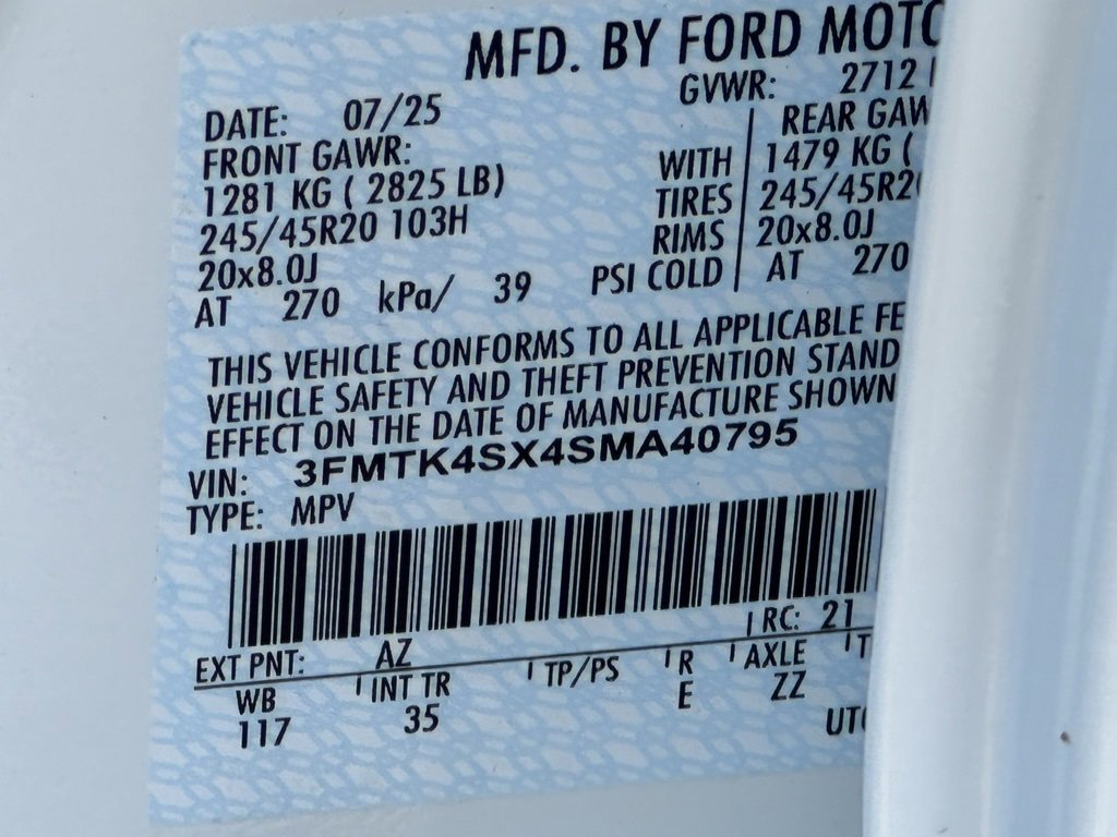 New 2025 Ford Mustang Mach-E GT w/ Interior Protection Package image 40