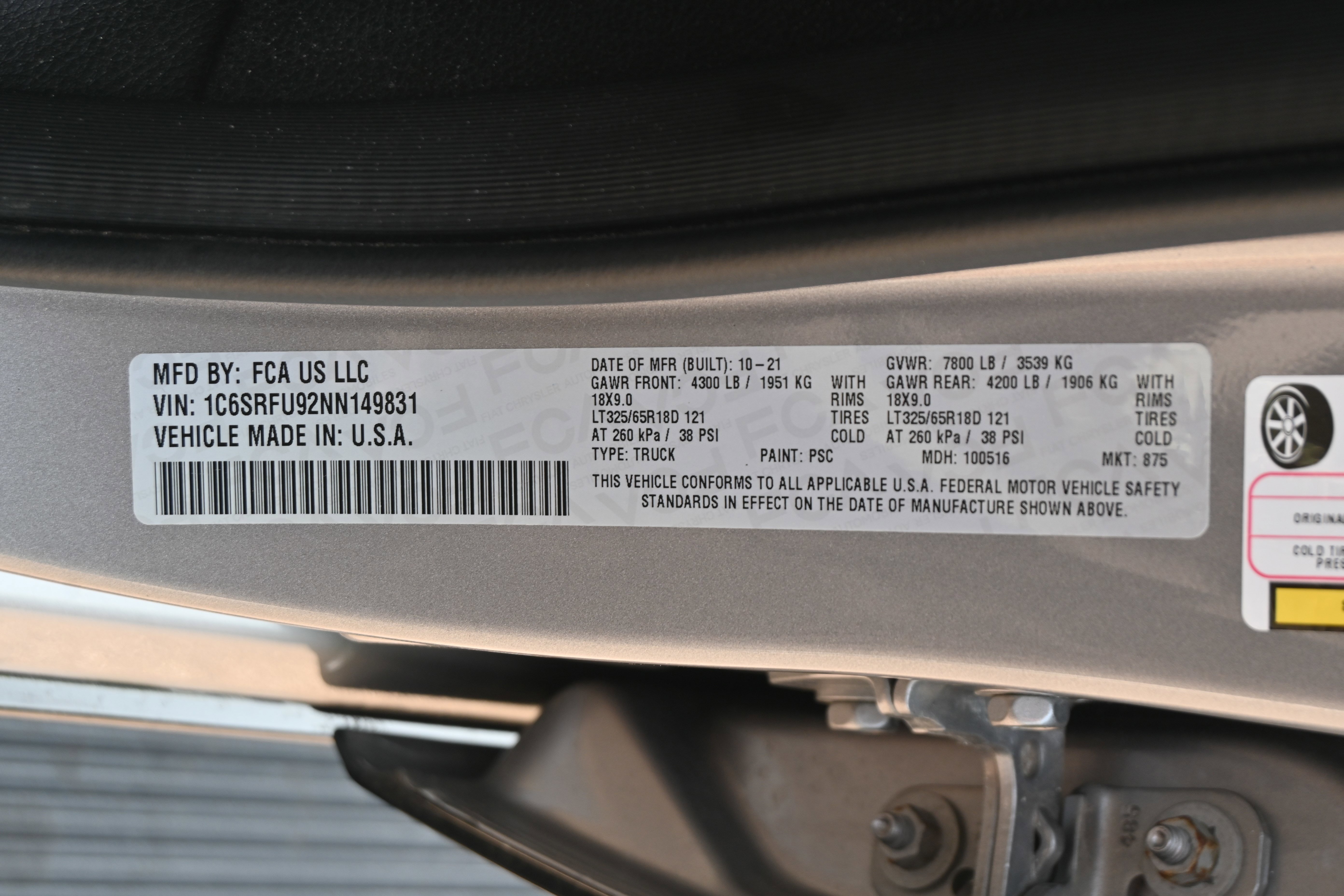 Used 2022 RAM 1500 TRX w/ TRX Level 1 Equipment Group AWD/4WD image 36