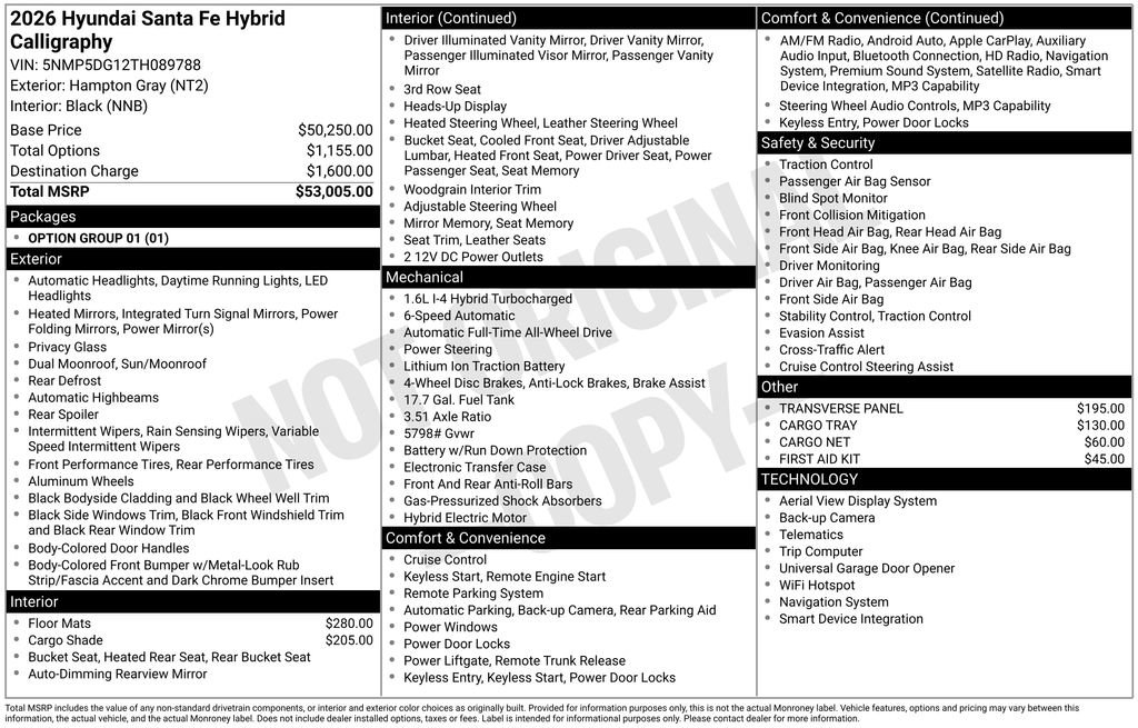 New 2026 Hyundai Santa Fe Calligraphy video 2