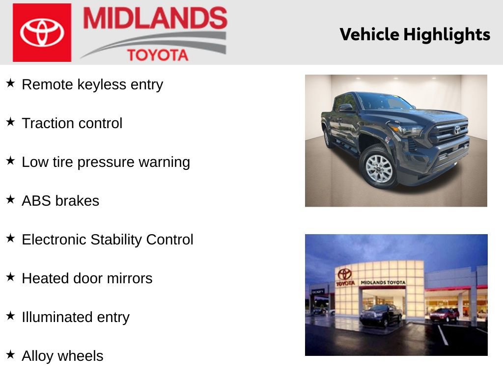 Used 2024 Toyota Tacoma SR5 w/ SR5 Upgrade Package image 2