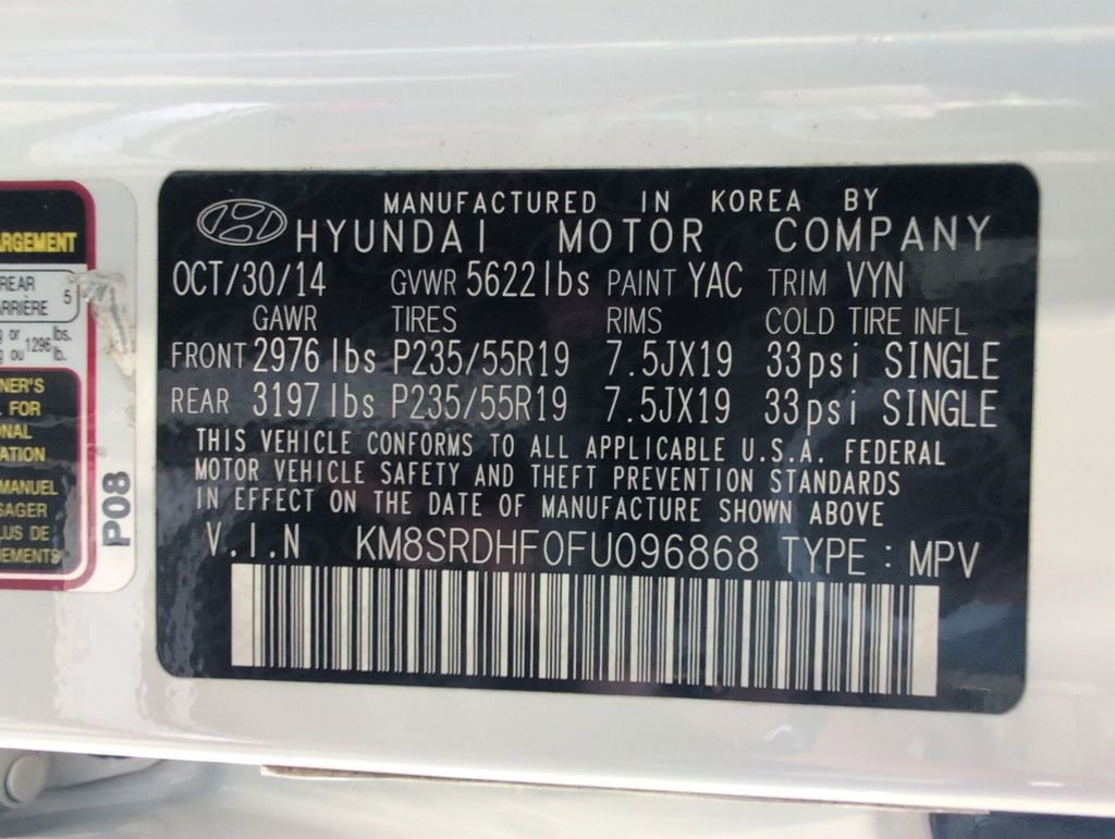 Used 2015 Hyundai Santa Fe GLS w/ Option Group 03 AWD/4WD image 31