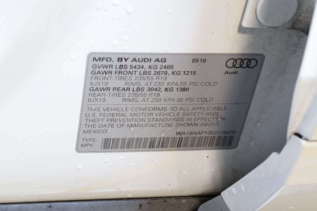 Used 2019 Audi Q5 2.0T Premium Plus w/ Premium Plus Package AWD/4WD image 41