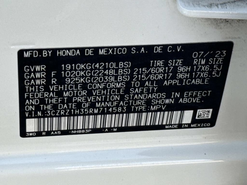 Certified 2024 Honda HR-V LX image 29
