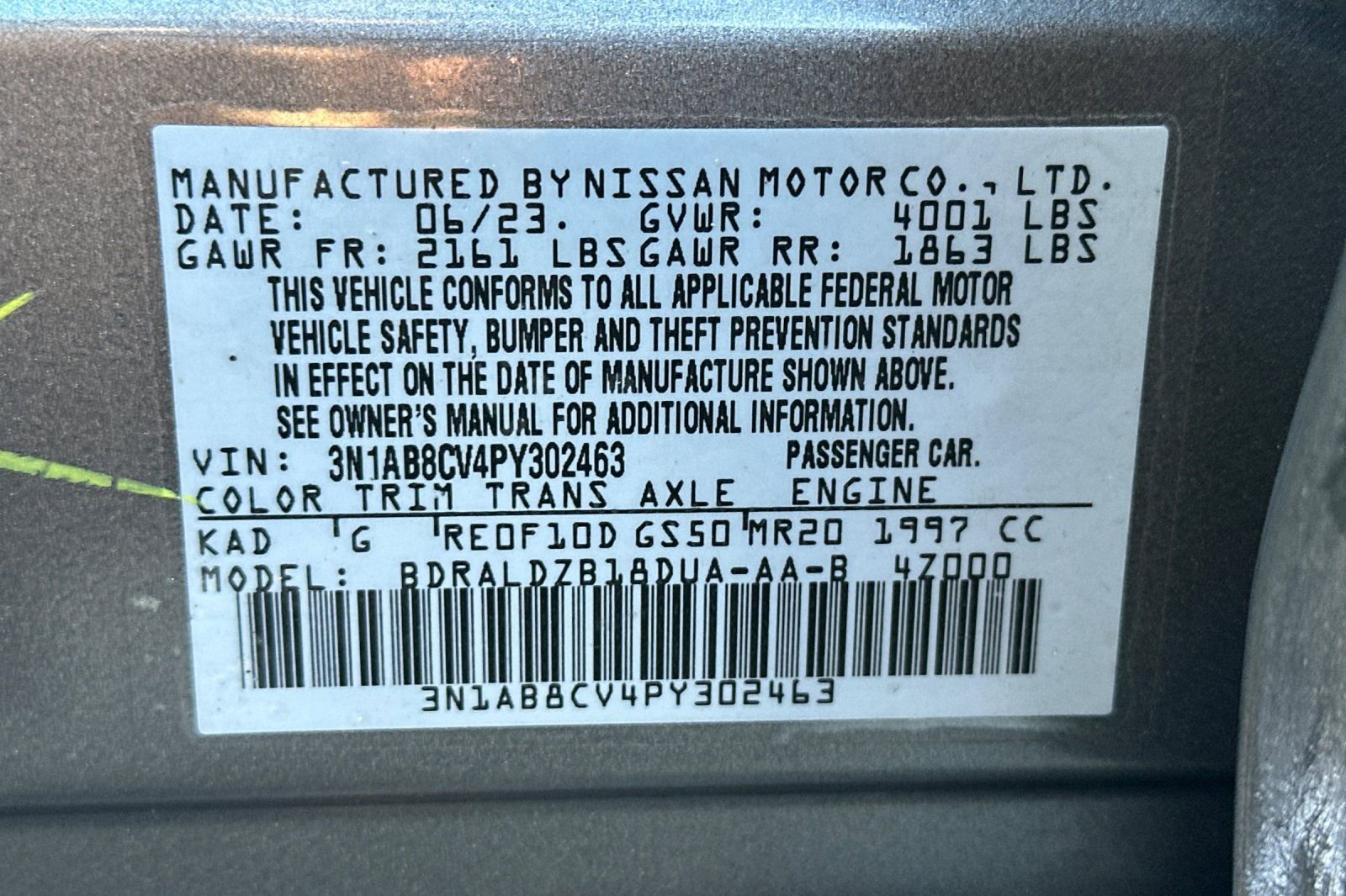 Used 2023 Nissan Sentra SV image 35