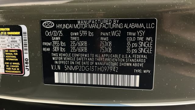 Used 2026 Hyundai Santa Fe SEL AWD/4WD image 28