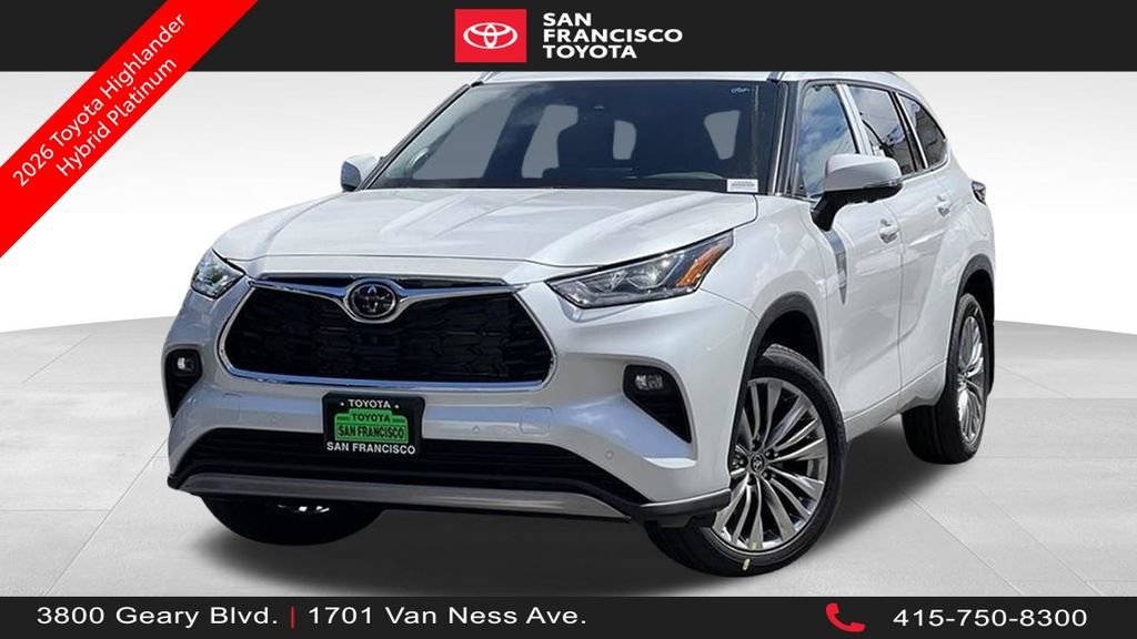 New 2026 Toyota Highlander Platinum