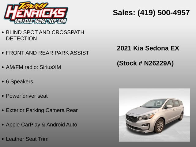 Used 2021 Kia Sedona EX FWD image 12