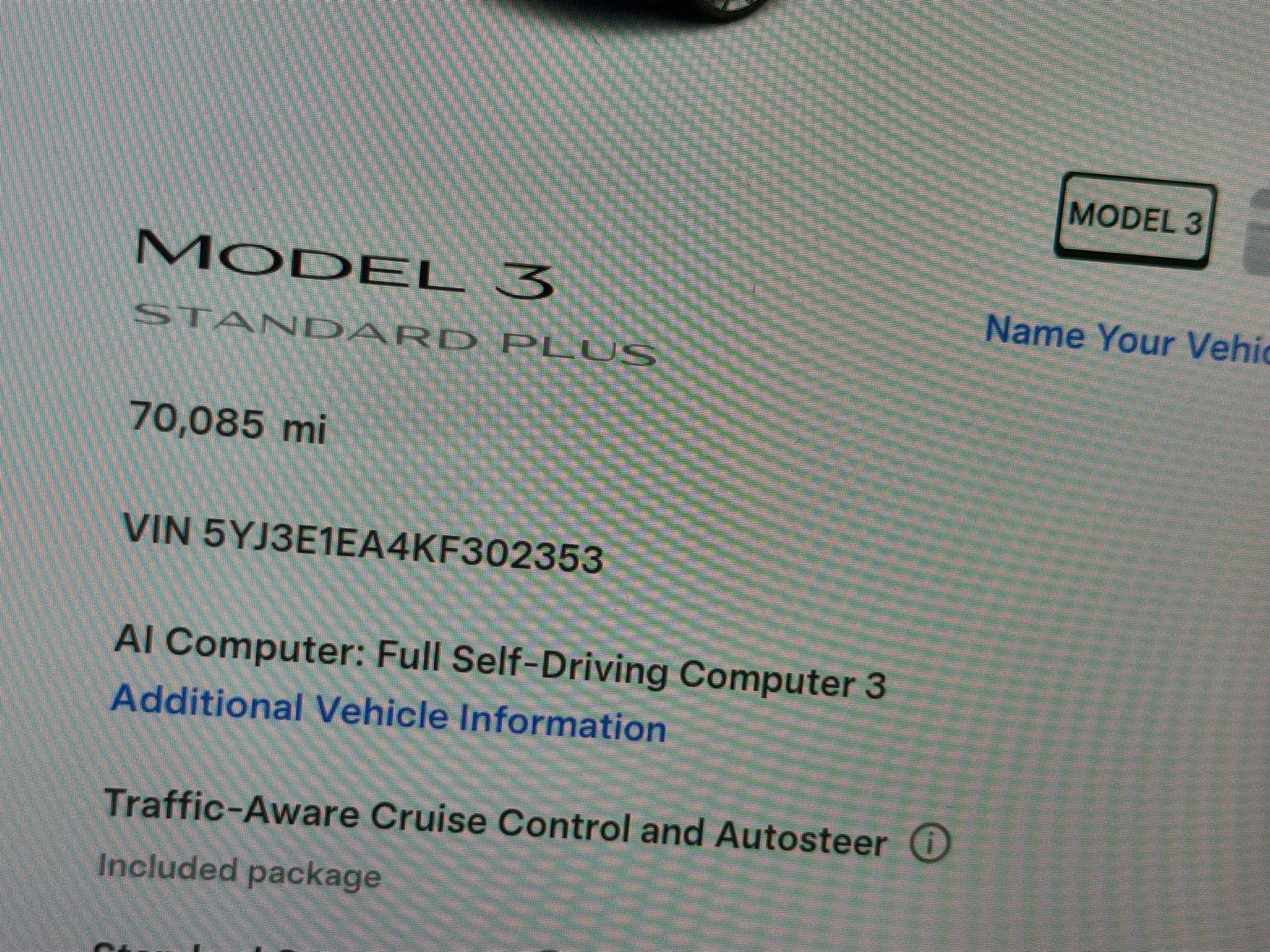 Used 2019 Tesla Model 3 Standard Range Plus RWD image 18