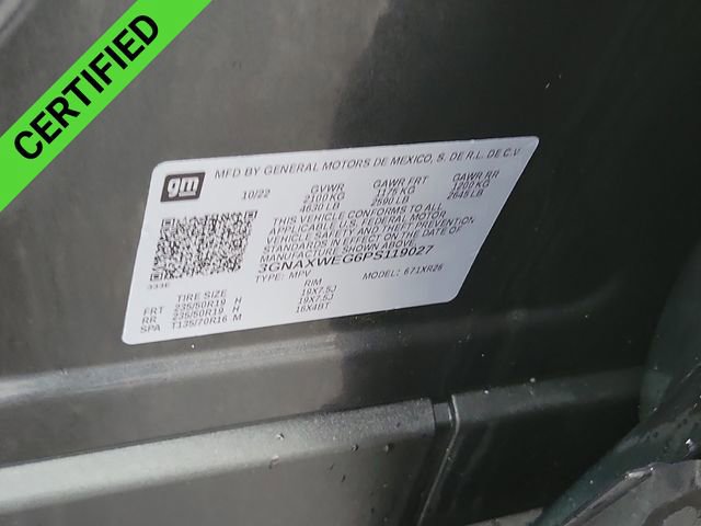 Certified 2023 Chevrolet Equinox RS image 34