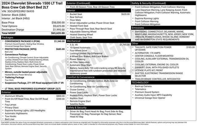 Used 2024 Chevrolet Silverado 1500 LT Trail Boss w/ Convenience Package II image 42