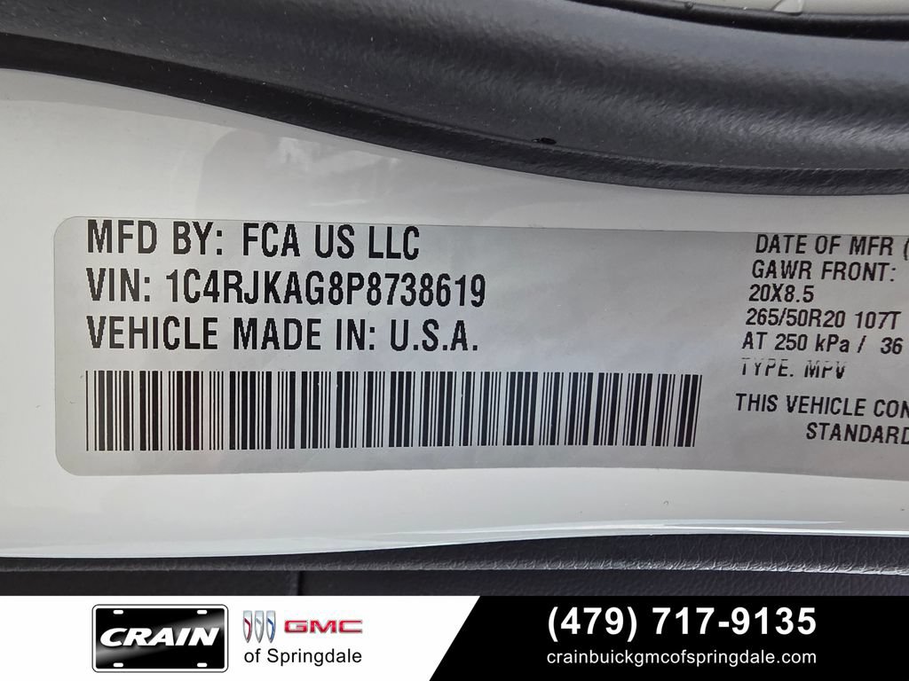 Used 2023 Jeep Grand Cherokee L Laredo AWD/4WD image 34