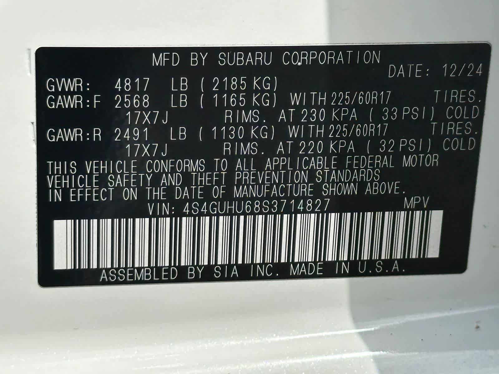 Certified 2025 Subaru Crosstrek 2.5i Wilderness w/ Crosstrek Mirror Package AWD/4WD image 33