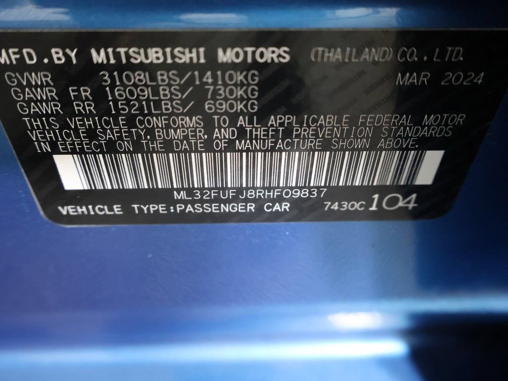 Used 2024 Mitsubishi Mirage G4 ES FWD image 42
