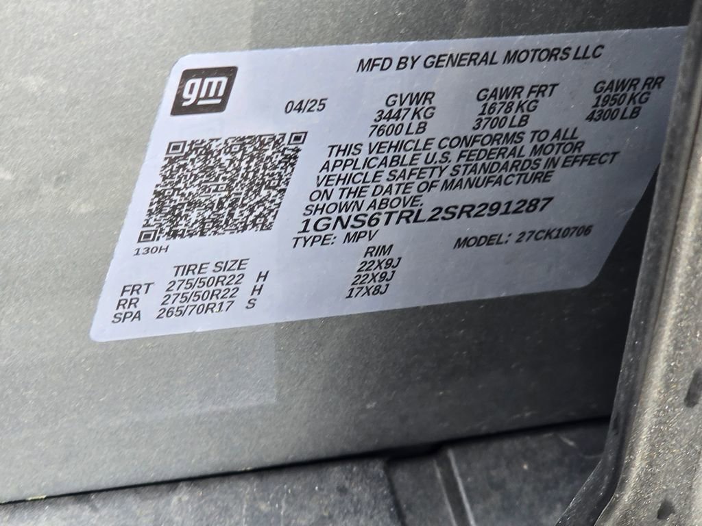 Used 2025 Chevrolet Tahoe High Country AWD/4WD image 23