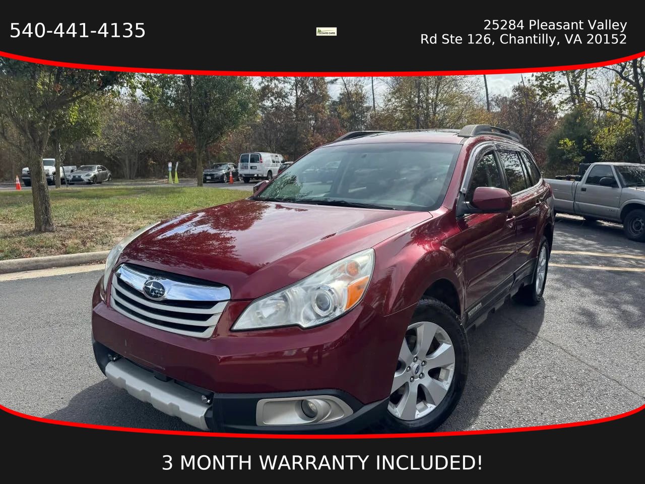 Used 2012 Subaru Outback 2.5i Limited w/ Moonroof Pkg