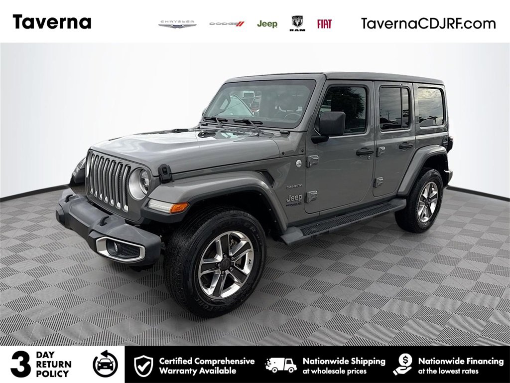 Used 2021 Jeep Wrangler Unlimited Sahara w/ LED Lighting Group