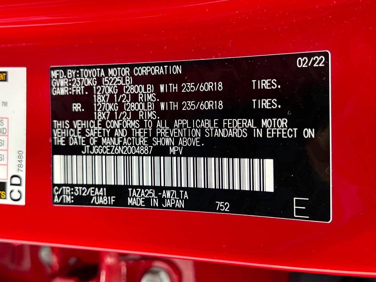 Certified 2022 Lexus NX 350 AWD image 34