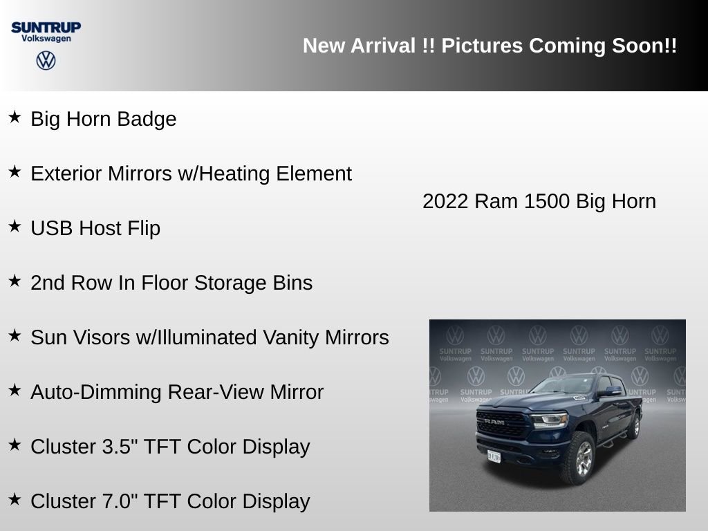 Used 2022 RAM 1500 Big Horn image 24