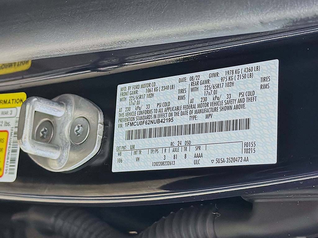 Used 2022 Ford Escape S FWD image 33