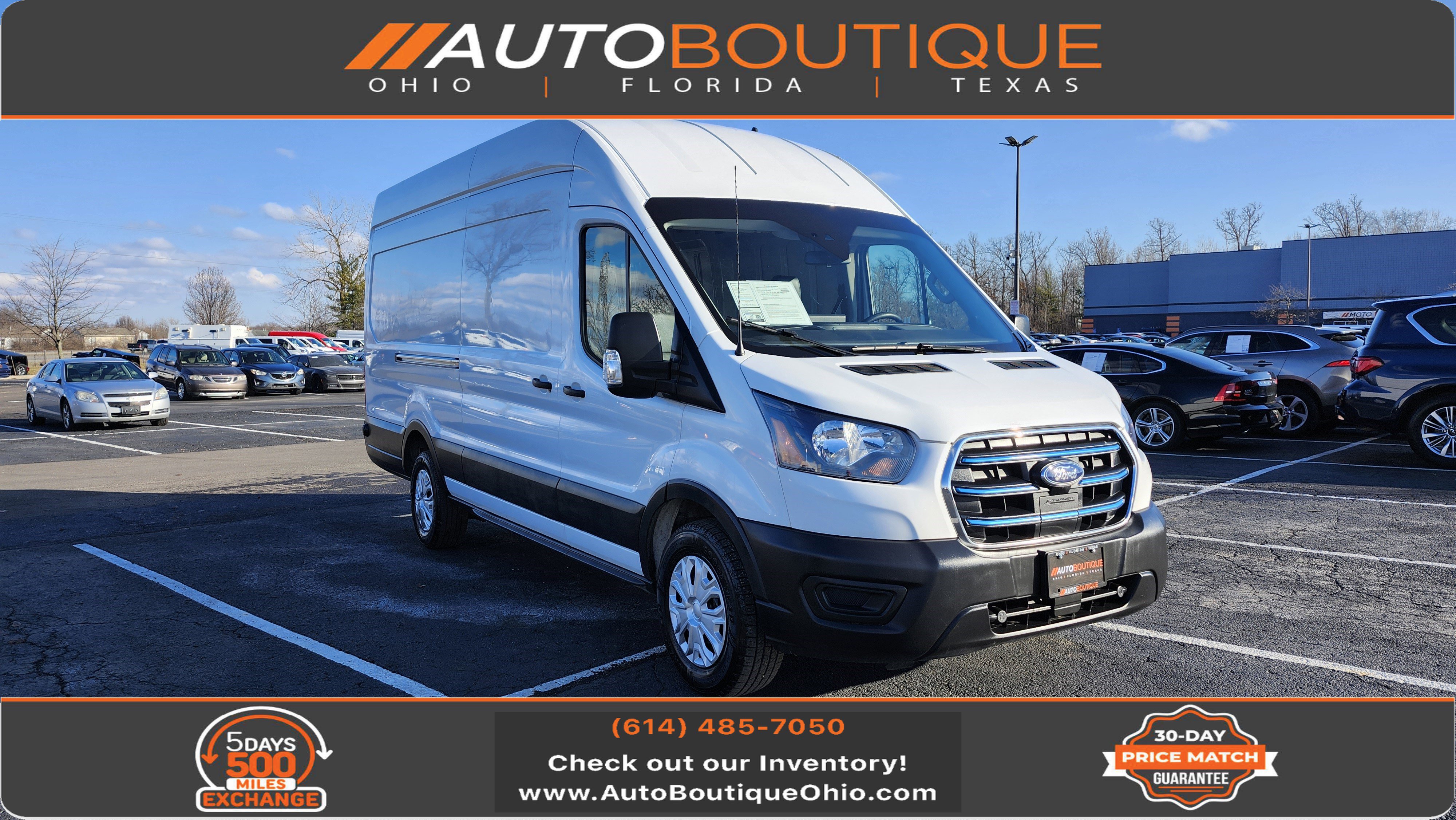 Used 2022 Ford E-Transit 148 High Roof Extended image 1