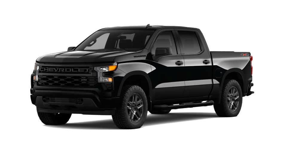 New 2026 Chevrolet Silverado 1500 Custom w/ Turbomax Blackout Package AWD/4WD image 49