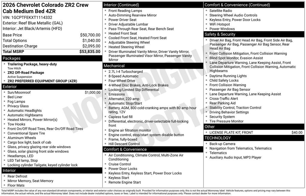 Used 2026 Chevrolet Colorado ZR2 image 6