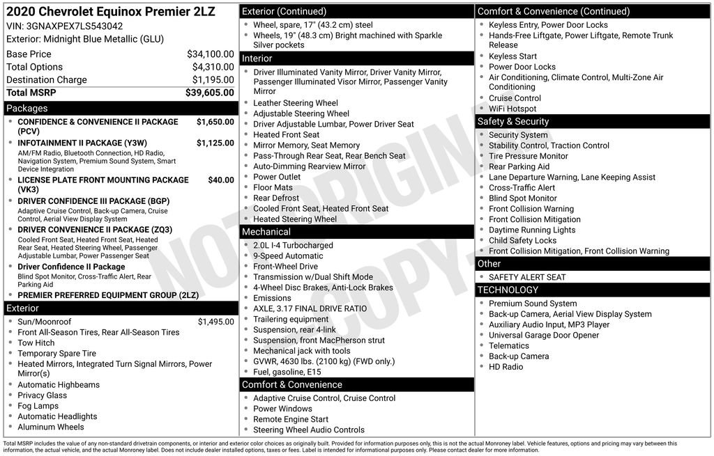 Used 2020 Chevrolet Equinox Premier image 6