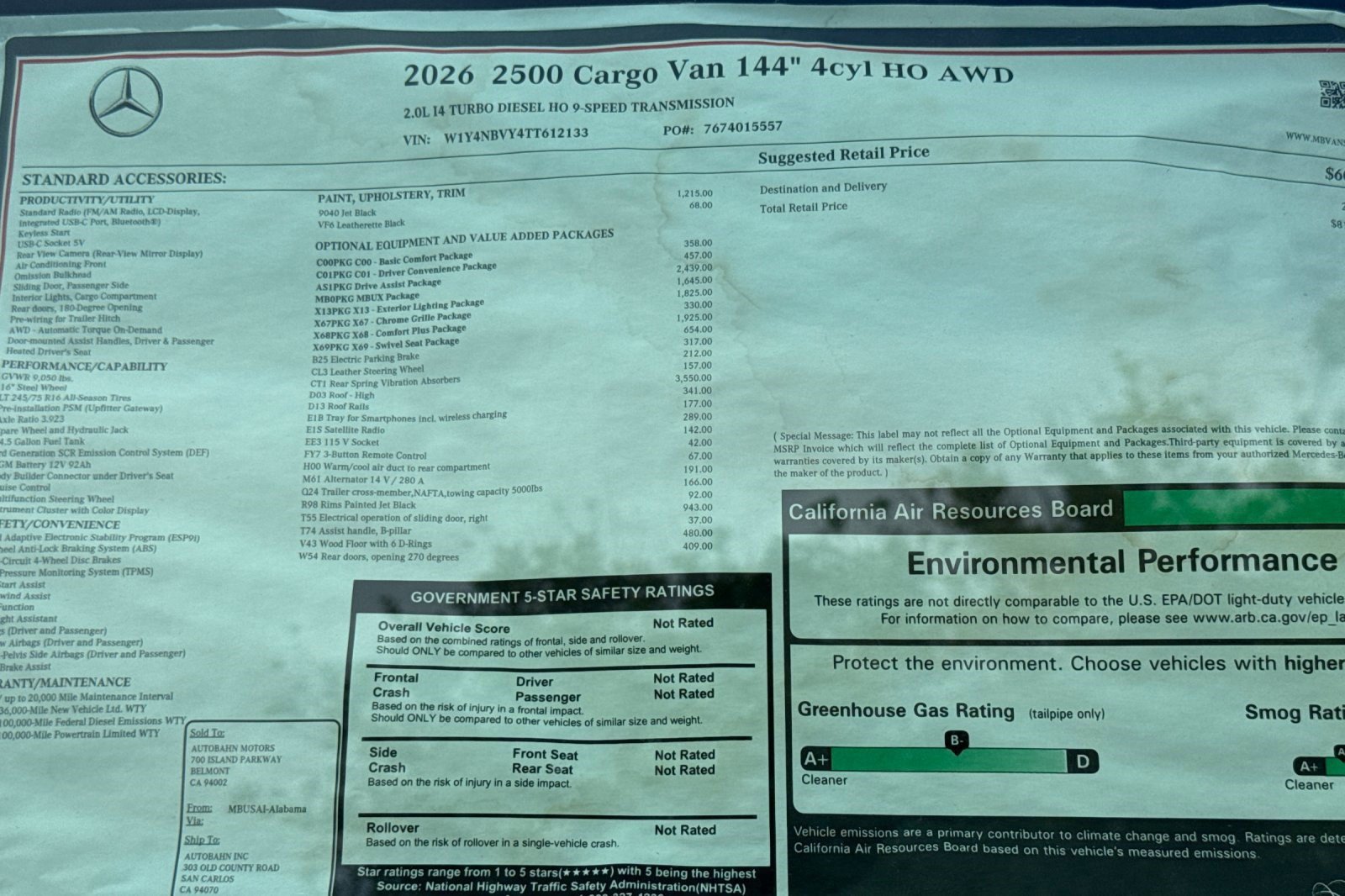 New 2026 Mercedes-Benz Sprinter 2500 image 29