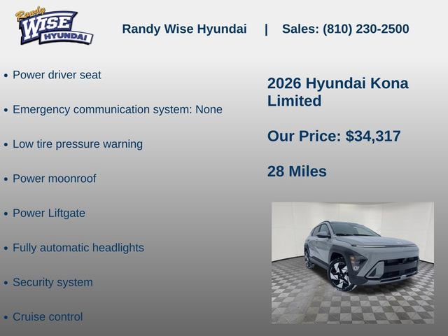 New 2026 Hyundai Kona Limited image 10
