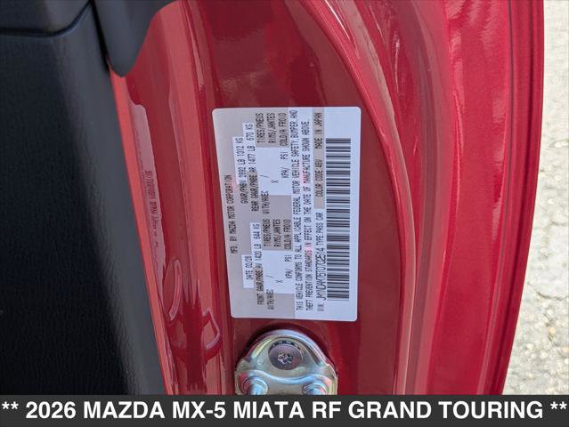New 2026 MAZDA MX-5 Miata RF Grand Touring w/ Weather Package image 15